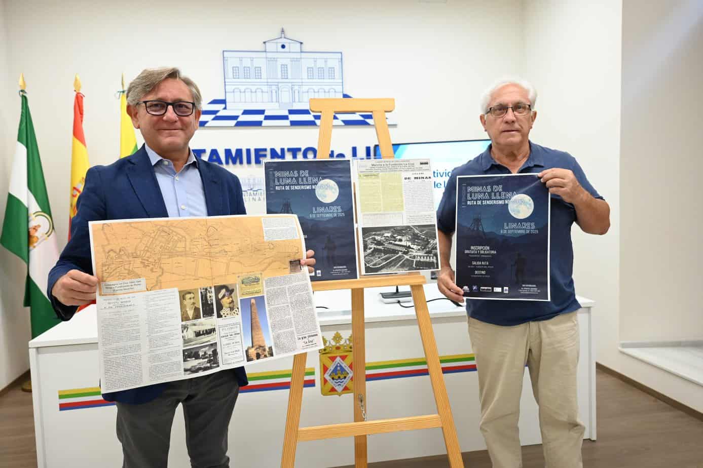 20250902 - La X Ruta de Senderismo Nocturno ‘Minas de luna llena’ llegará este sábado hasta la Fundición de La Cruz