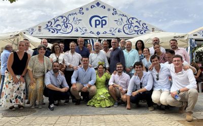 ANDÚJAR | El PP de Jaén refuerza su mensaje de unidad y cercanía en la feria de Andújar