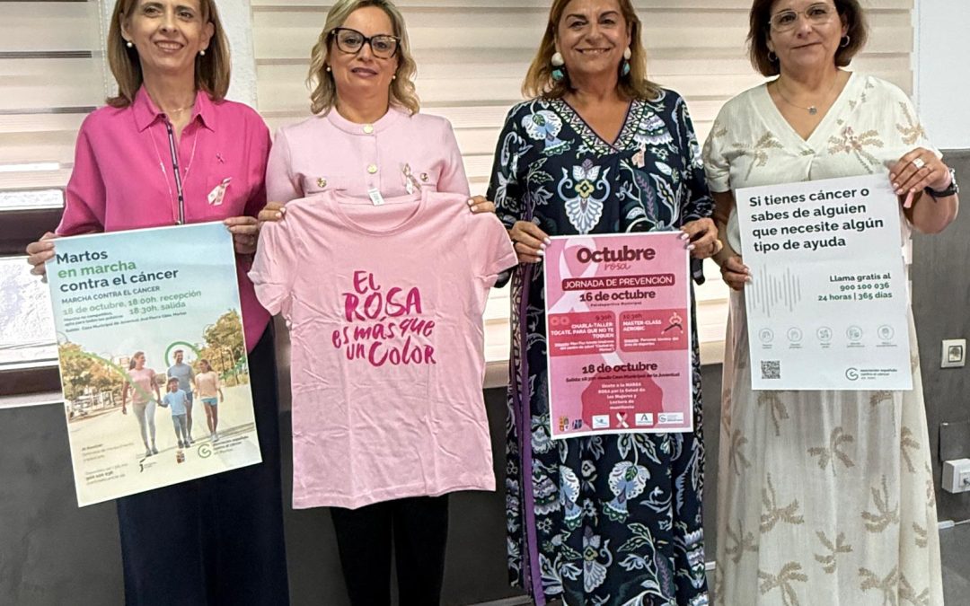 MARTOS | Talleres y una gran marcha teñirán de rosa las calles de Martos en apoyo a la lucha contra el cáncer de mama