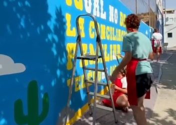 MARTOS | La Diputación inaugura en Fuensanta de Martos un mural por la igualdad con IgualART