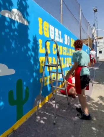 MARTOS | La Diputación inaugura en Fuensanta de Martos un mural por la igualdad con IgualART
