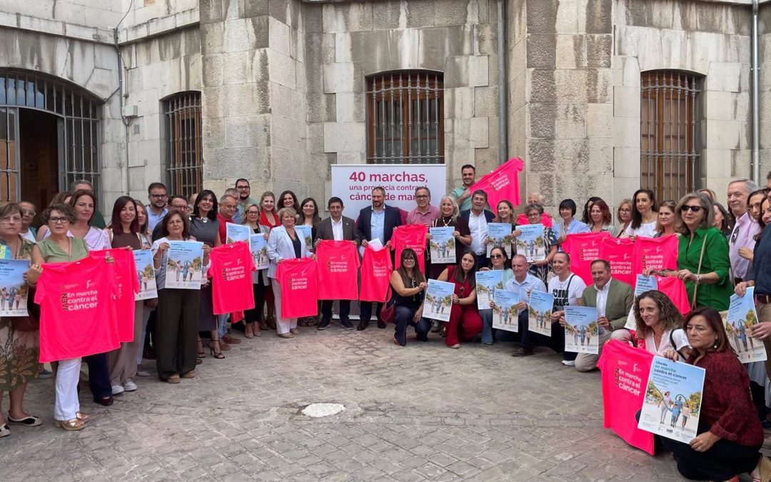 MARMOLEJO | Más de 40 municipios jiennenses se unen contra el cáncer de mama con marchas solidarias