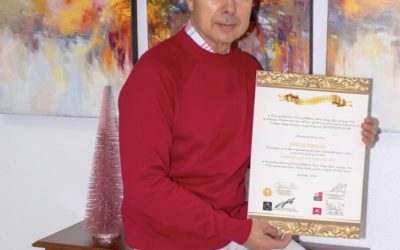 MARTOS | El pintor marteño José Dominguez recibe un reconocimiento internacional por su aporte a la cultura
