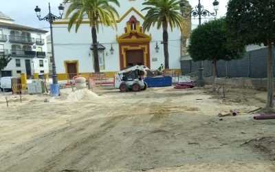 ARJONA | Las obras de reforma del Paseo General Muñoz Cobo de Arjona continúan cumpliendo los plazos