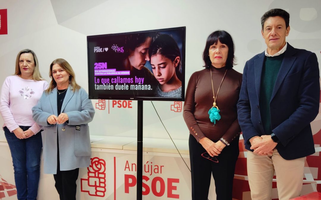 ANDÚJAR | El PSOE de Andújar centra su campaña del 25N en la violencia digital y en menores