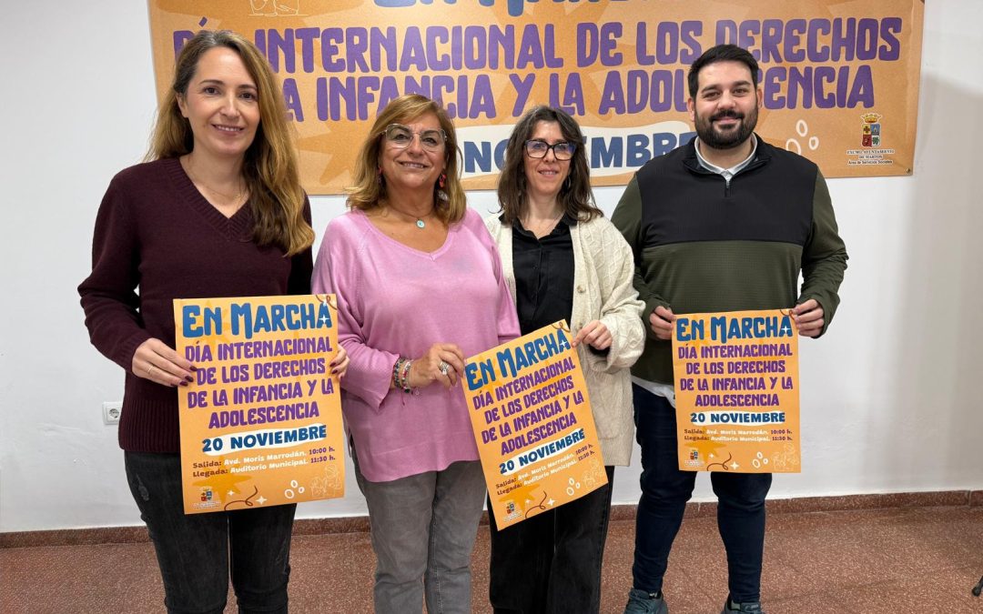 MARTOS | 600 jóvenes marteños se unen a la marcha conmemorativa del Día de la Infancia