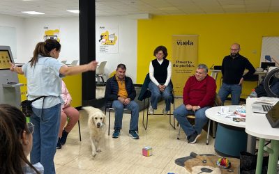 MARMOLEJO | Una visita asistida con perros llena de emoción el Día Internacional de la Discapacidad en Marmolejo