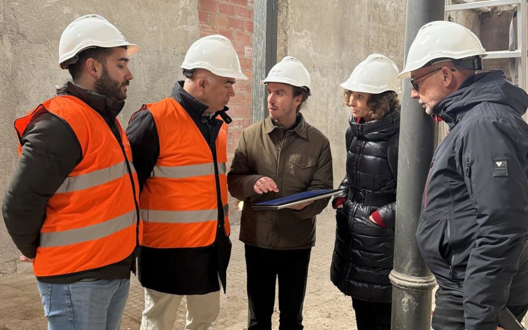 MARTOS | Avanzan a buen ritmo las obras de la antigua estación de Martos para su uso oleoturístico