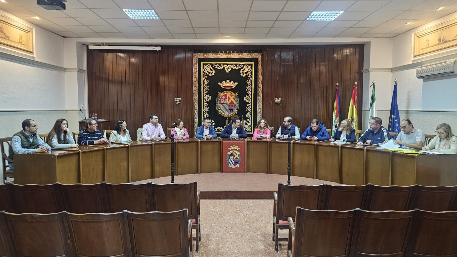 Continúan las obras del Paseo de la Libertad en Marmolejo